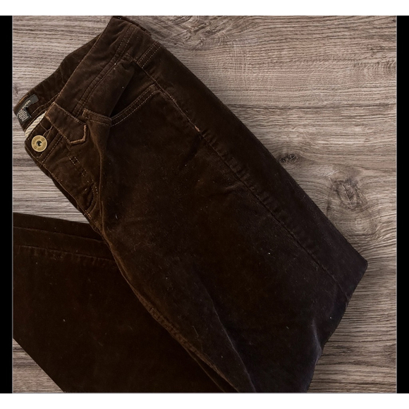 “Tommy Hilfiger Women’s Corduroy Pants Brown Size 6 Bootcut Mid Rise Retro Y2K” - Picture 1 of 6